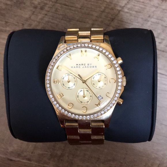 Marc by Marc Jacobs Gold Watch - Picture 1 of 7
